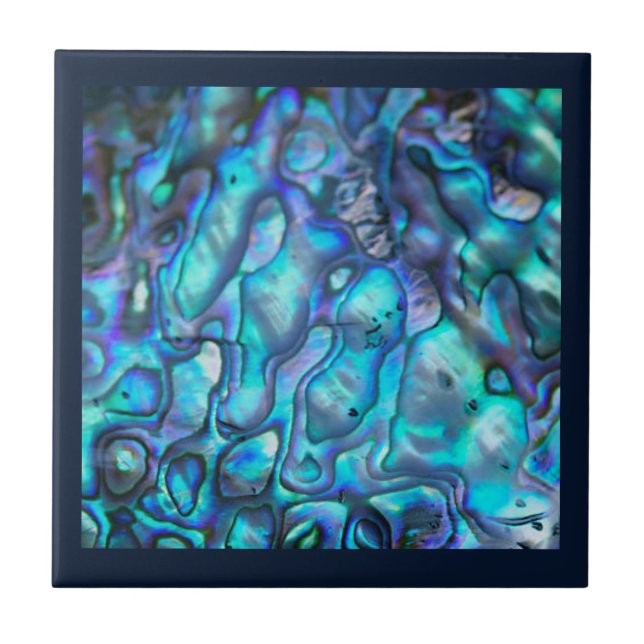 Abalone Ceramic Tile/coaster Ceramic Tile (Front)