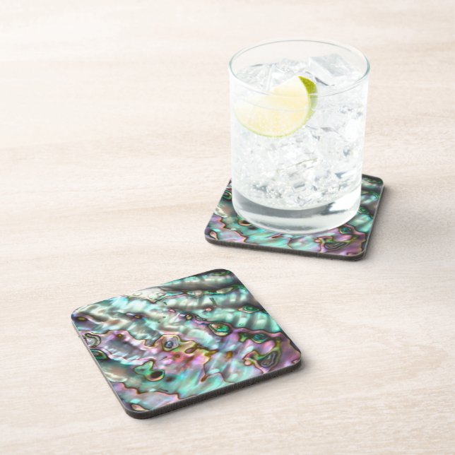 Abalone plastic coasters (Right Side)