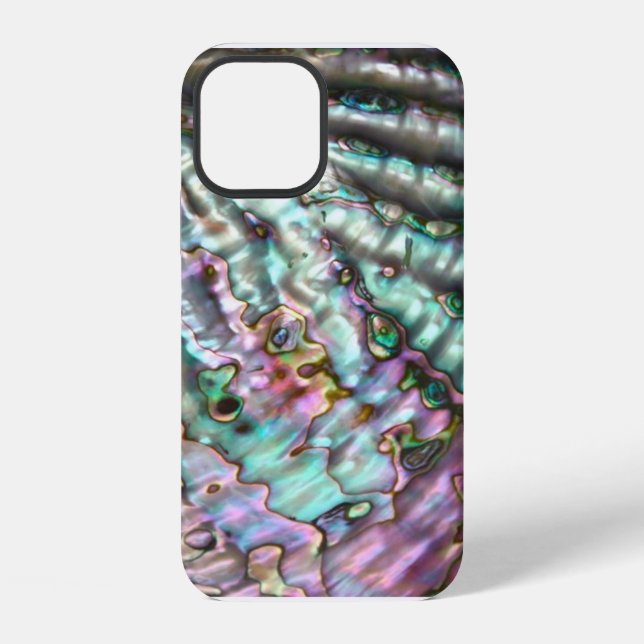 Abalone print iPhone cell phone case (Back)