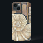 Abalone Shell iPhone 13 Case<br><div class="desc">Charikilia Zarris is a talented artist know for her ocean artwork. Her images are peaceful and calm relaxing you with every picture. Get this nautical piece of artwork with a Abalone shell being the centre of it all,  bordered with tiles and a beautiful colour scheme.</div>