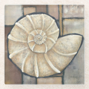 Abalone Shell Glass Coaster