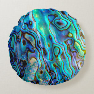 Abalone shell round cushion
