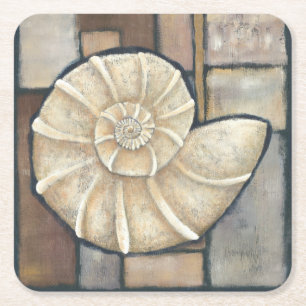 Abalone Shell Square Paper Coaster