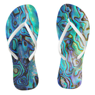 Abalone shell thongs