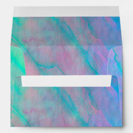 Abalone Shell Watercolor mother-of-pearl Shellfish Envelopes