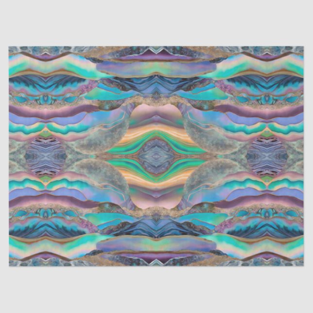 Abalone Waves Decoupage Tissue Craft Tissue Paper (Front)