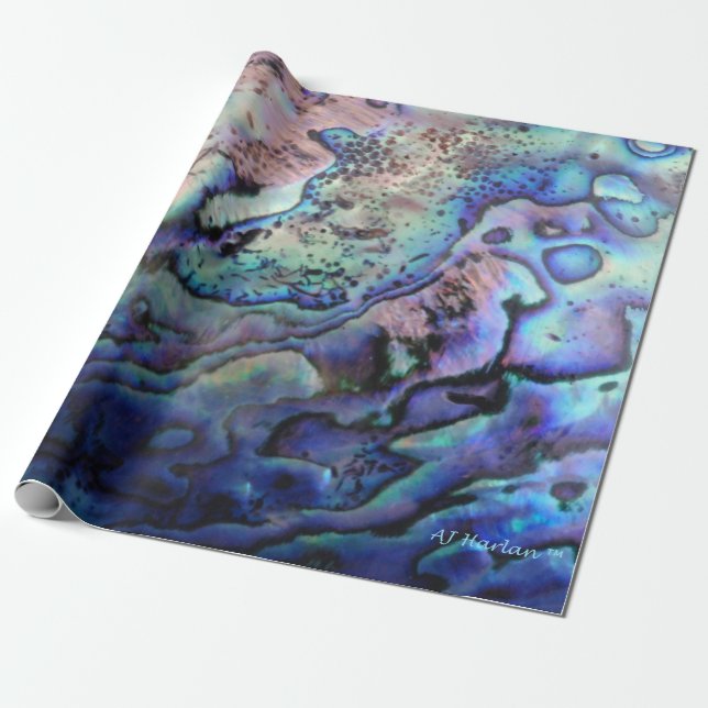 Abalone Wrapping Paper (Unrolled)