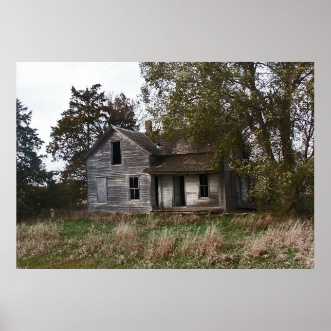 Abanded South Dakota farm stead. Poster (Front)