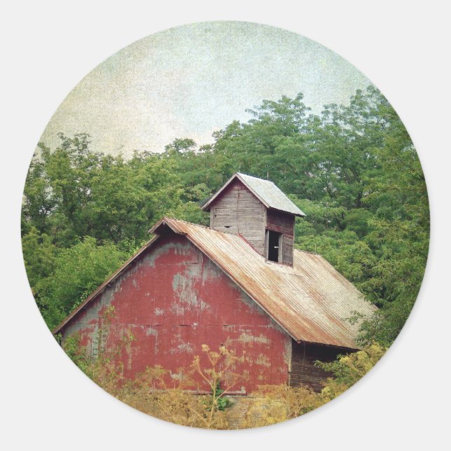 Abandoned and Overgrown Classic Round Sticker (Front)