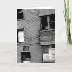 Abandoned Apartment For Rent Card