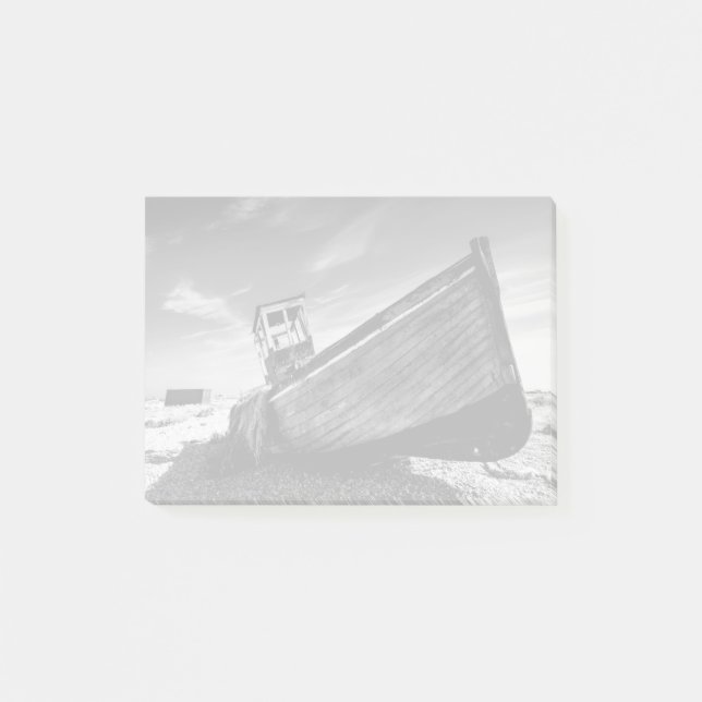Abandoned Boat On Dungeness Beach Post-it Notes (Front)