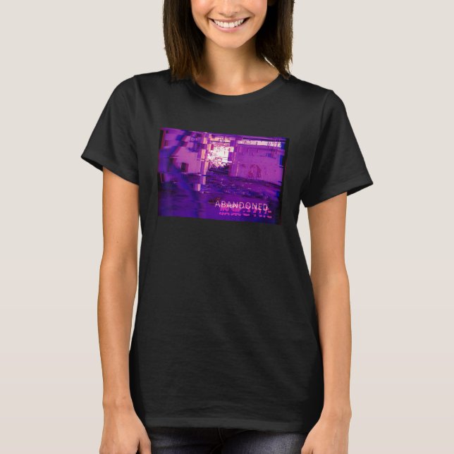 Abandoned Building Aesthetic Vaporwave T-Shirt (Front)