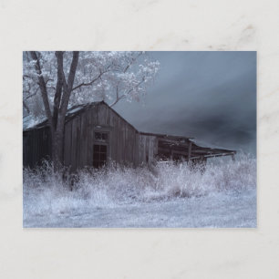 Abandoned Building Postcard