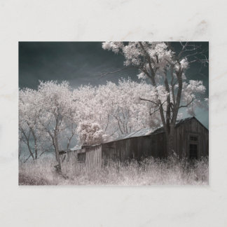 Abandoned Building Postcard