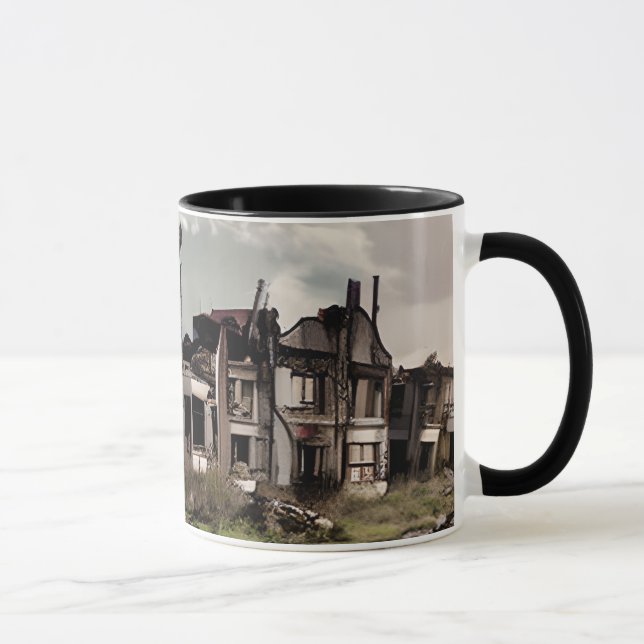  Abandoned Buildings | Post Apocalypse Destruction Mug (Right)