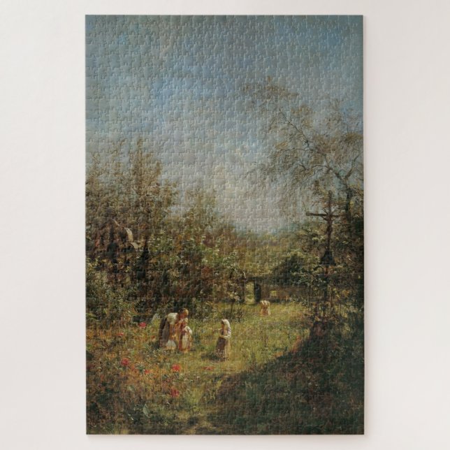 Abandoned Cemetery in Goisern Jigsaw Puzzle (Vertical)