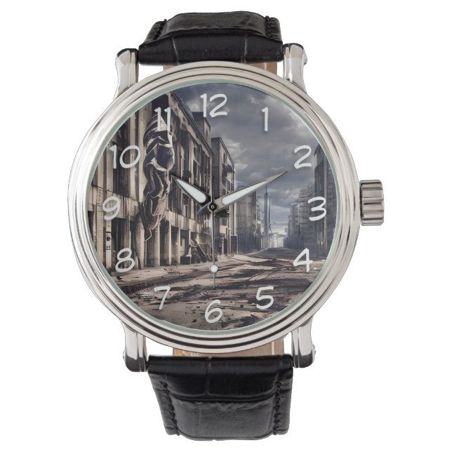 Abandoned City | Post Apocalypse Dystopian World  Watch (Front)
