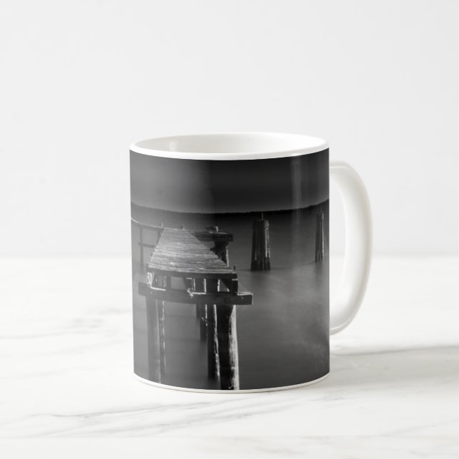 Abandoned Dock At Lake Monroe Coffee Mug (Front Right)