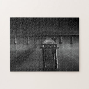 Abandoned Dock At Lake Monroe Jigsaw Puzzle