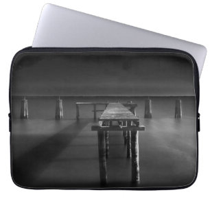 Abandoned Dock At Lake Monroe Laptop Sleeve