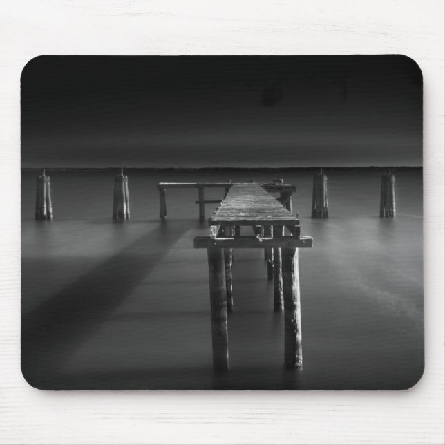 Abandoned Dock At Lake Monroe Mouse Pad (Front)