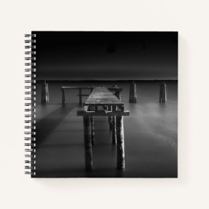 Abandoned Dock At Lake Monroe Notebook