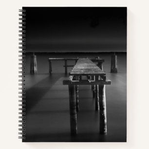 Abandoned Dock At Lake Monroe Notebook