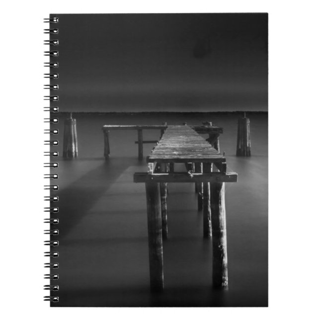 Abandoned Dock At Lake Monroe Notebook (Front)