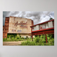 Abandoned Drive in Movie Theatre