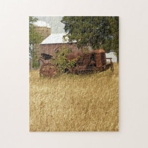 Abandoned Farm Tractor - 11x14 - 252 pcs. Jigsaw Puzzle