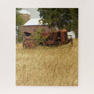 Abandoned Farm Tractor - 16x20 - 520 pcs. Jigsaw Puzzle