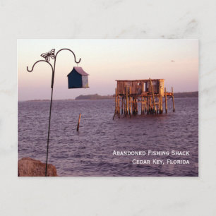 Abandoned Fishing Shack Postcard