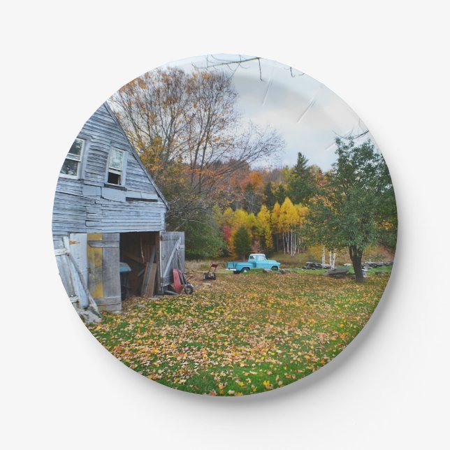 Abandoned Homestead Paper Plate (Front)