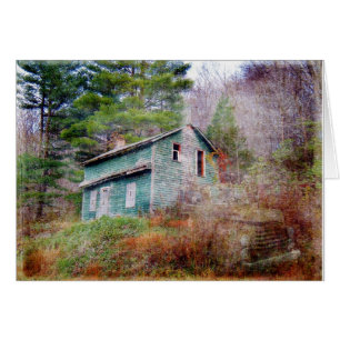 Abandoned House and Truck Digital Art