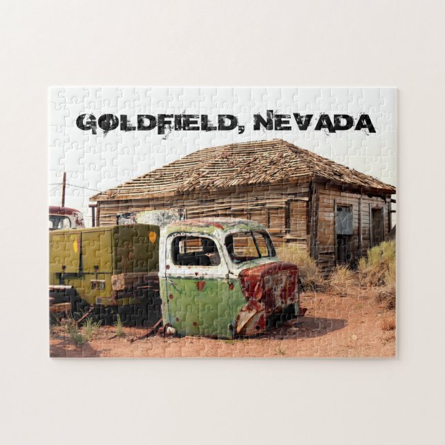 Abandoned House In Goldfield Nevada Jigsaw Puzzle (Horizontal)