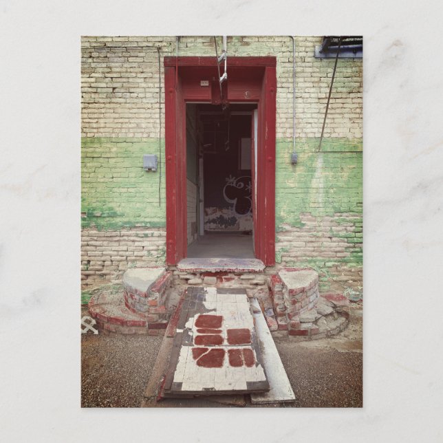 Abandoned House in Maricopa California Postcard (Front)