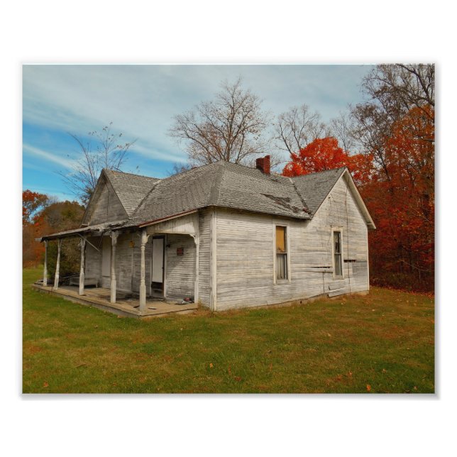 Abandoned House Photo Print (Front)