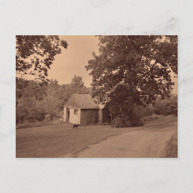 Abandoned House Postcard (Front)