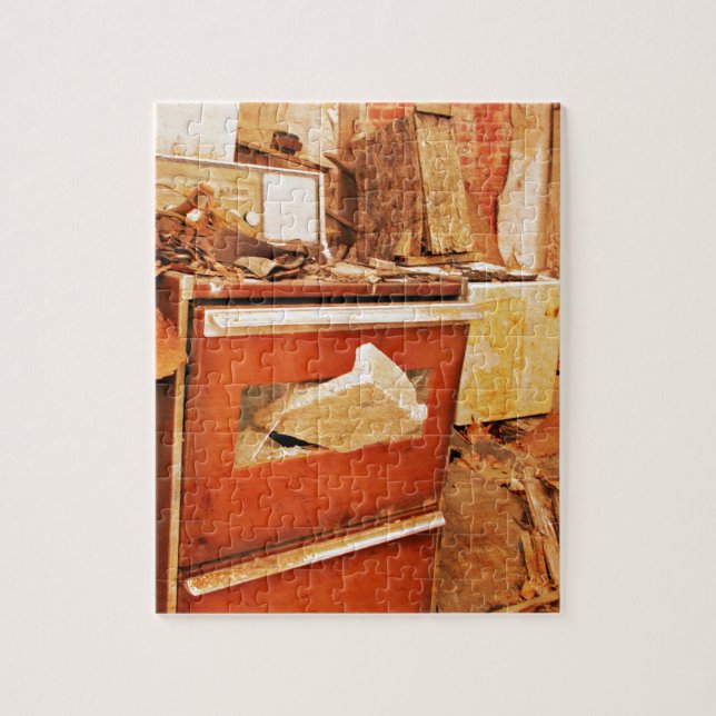 Abandoned Jigsaw Puzzle (Vertical)