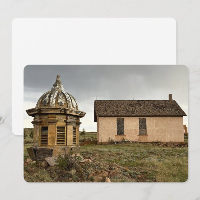 Abandoned Landscape Flat Holiday Card (Front/Back)