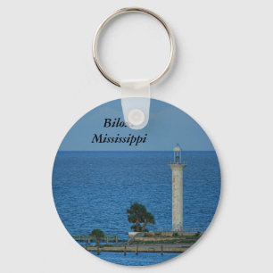 Abandoned Lighthouse Key Ring