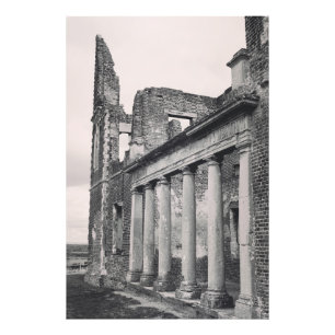 Abandoned mansion print. photo print