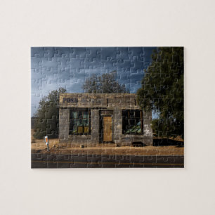 Abandoned Post Office in Kelso California Jigsaw Puzzle