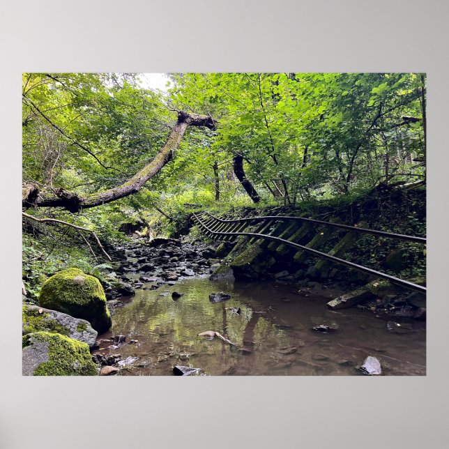 Abandoned Railroad Poster (Front)