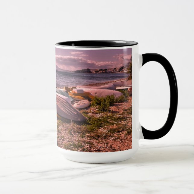 Abandoned Rowing Boats | L'Olla Beach, Altea Mug (Right)