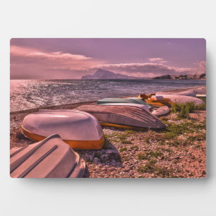 Abandoned Rowing Boats L'Olla Beach, Altea Plaque
