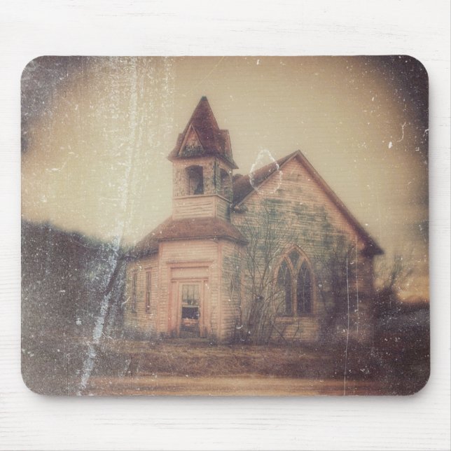 Abandoned Rural Church Mouse Pad (Front)