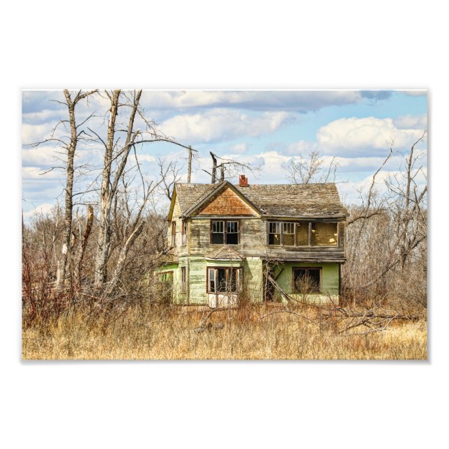 Abandoned Saskatchewan Photo Print (Front)