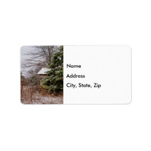Abandoned Shed Address Label