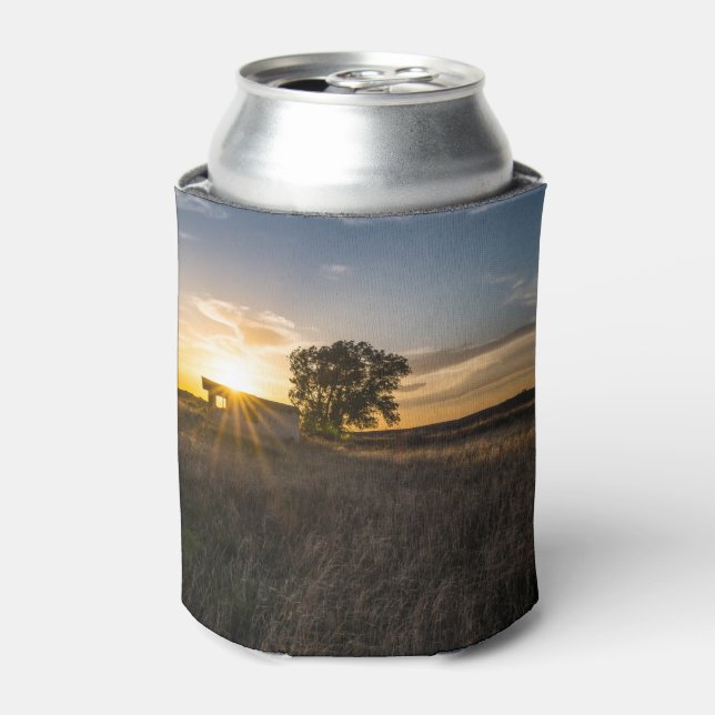 Abandoned Shed Colorado Sunset Can Cooler (Can Front)